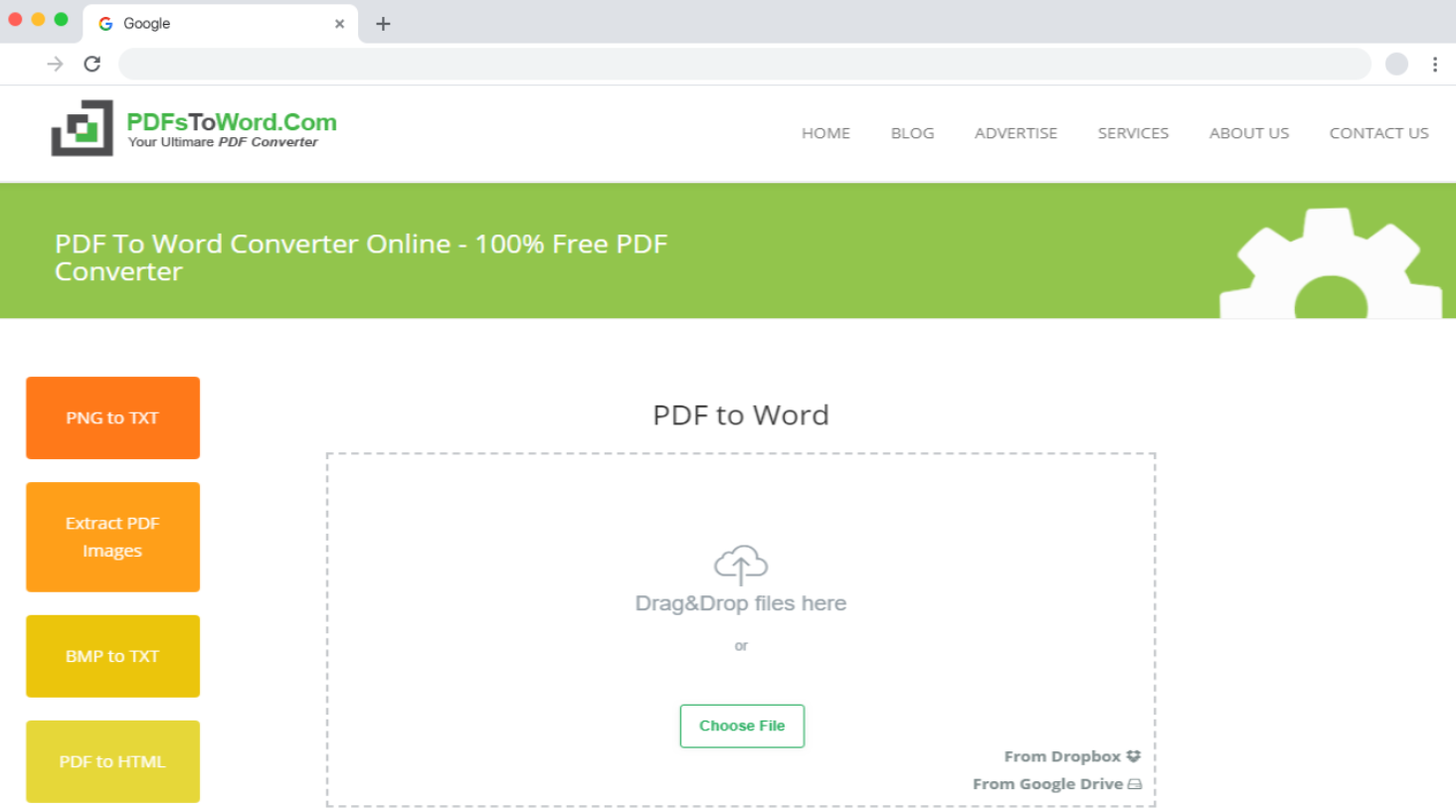 PDFsToWord - PDF To Word Converter