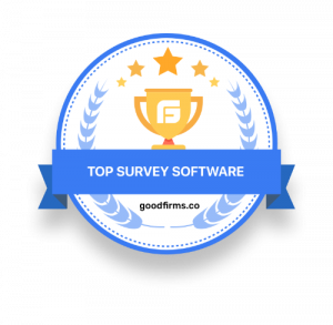 Goodfirms Badge: Top Survey Software
