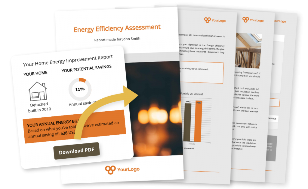 Energy Efficiency example: from survey to PDF