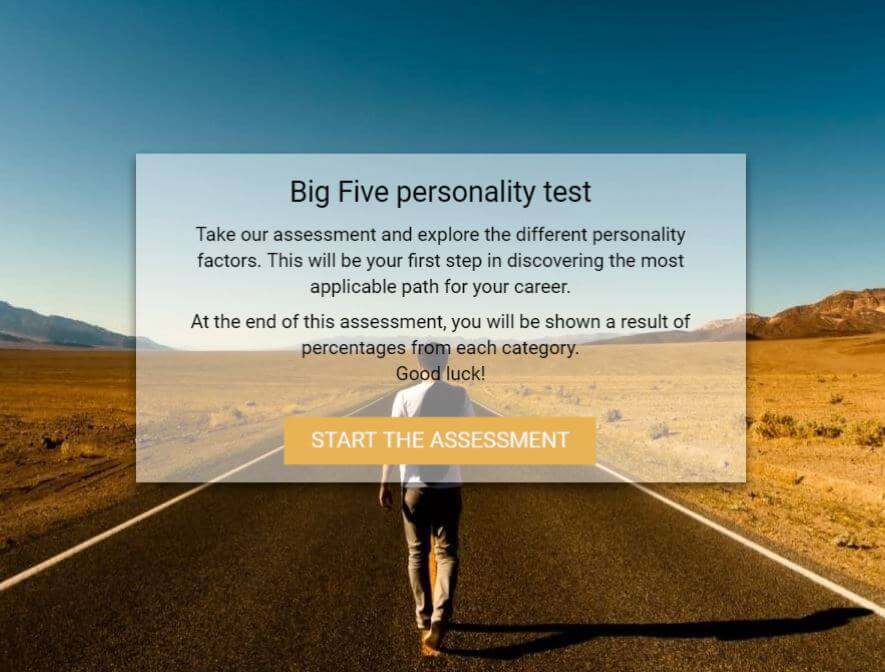 Big Five personality test