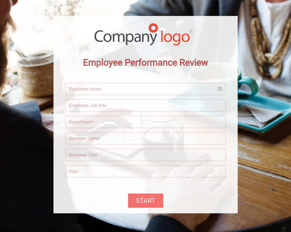 Employee review template