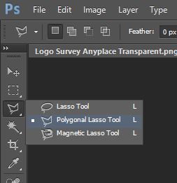 Select Polygonal Lasso Tool Photoshop