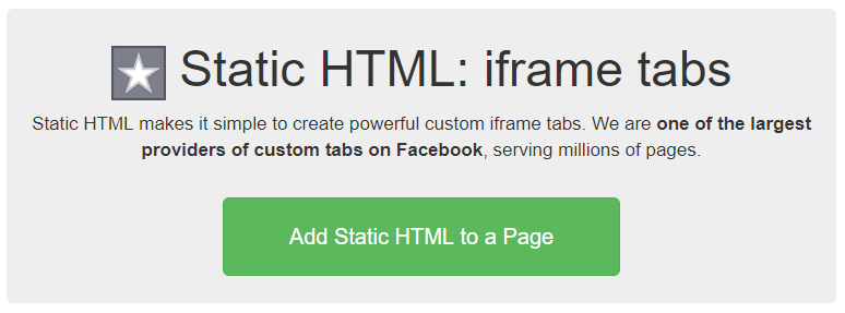 Embedding survey static facebook html
